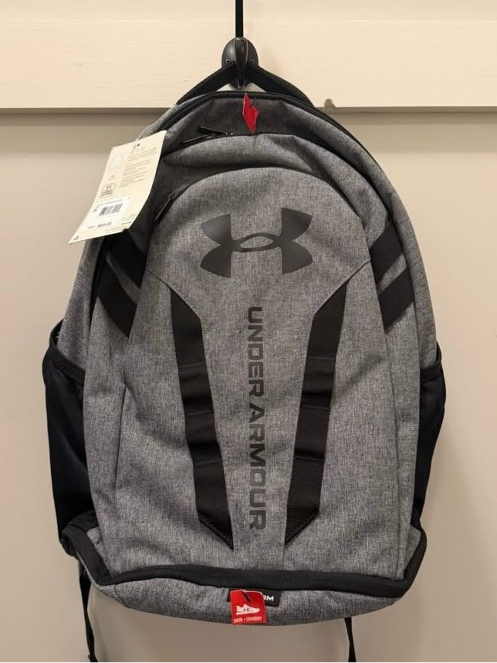Under Armour UA Hustle 5.0 Backpack Black Graphite WaterRepelent